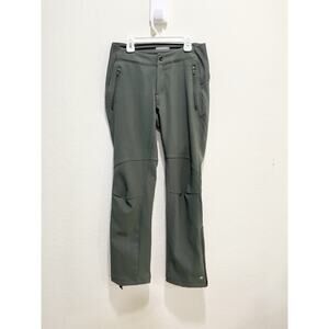 Columbia Omni Heat Thermal Comfort Pants Womens 8Short Green Softshell Gorpcore